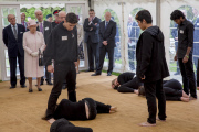 Queen ELizabeth Visits Atlantic College Wales