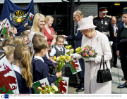 Queen Elizabeth II visits Wales, Britain - 30 Apr 2014