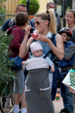 Italy: Michelle Hunziker With Her Daughter In Varigottti