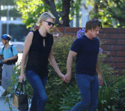 Charlize Theron and Sean Penn Hold Hands While Running Errands Around LA