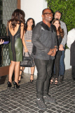 Simon Cowell heads to dinner with his girlfriend, ex Terri Seymour and pal Randy Jackson
