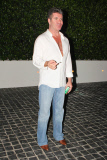 Simon Cowell heads to dinner with his girlfriend, ex Terri Seymour and pal Randy Jackson