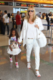 Heidi Klum and daughter Lou Samuel jet out of LAX