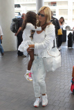 Heidi Klum and daughter Lou Samuel jet out of LAX