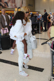 Heidi Klum and daughter Lou Samuel jet out of LAX