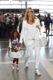 Heidi Klum and daughter Lou Samuel jet out of LAX