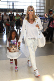 Heidi Klum and daughter Lou Samuel jet out of LAX