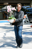 *EXCLUSIVE* Harry Hamlin picks up a beautiful Orchid Vase for his wife 