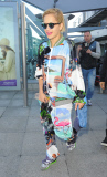 Rita Ora Arriving At London Heathrow