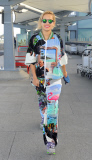Rita Ora Arriving At London Heathrow