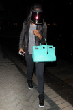 Vanessa Stiviano makes a Pit Stop at home for a Wardrobe Change