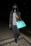 Vanessa Stiviano makes a Pit Stop at home for a Wardrobe Change