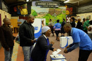 Voting gets underway in South Africa's fifth general election since the end of apartheid over 20 years ago