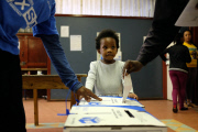 Voting gets underway in South Africa's fifth general election since the end of apartheid over 20 years ago