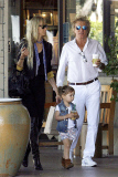 *EXCLUSIVE* Rod Stewart spends the day with his daughter Kimberly and Granddaughter