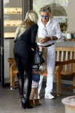 *EXCLUSIVE* Rod Stewart spends the day with his daughter Kimberly and Granddaughter