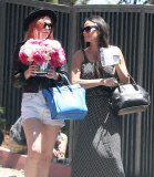 Semi-Exclusive... Demi Moore Receives Flowers From Her Girls On Mother's Day 