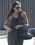 Semi-Exclusive... Demi Moore Receives Flowers From Her Girls On Mother's Day 