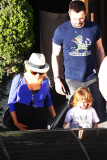 Christina Aguilera enjoys a Mother's Day brunch with her boys