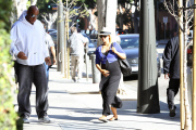Christina Aguilera enjoys a Mother's Day brunch with her boys