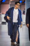 Exclusive... John Mayer Arriving On A Flight In New York City 