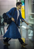Exclusive... John Mayer Arriving On A Flight In New York City 