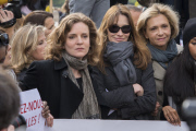 Demonstration for the release of the Nigerian schoolgirls held hostage at the Trocadero