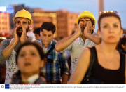 Coal mine explosion protests, Istanbul, Turkey - 15 May 2014