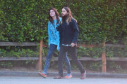 *EXCLUSIVE* Jared Leto goes for a hike with a stunning female companion