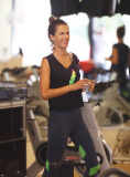 PREMIUM EXCL Alessandra Ambrosio loves her workout NO MAKE UP