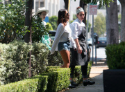 Exclusive... Samantha Ronson Takes A Mystery Girl Out For Lunch 