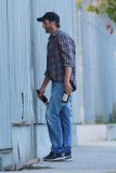 *EXCLUSIVE* Ashton Kutcher and Mila Kunis go to a wine tasting party