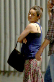 *EXCLUSIVE* Mila Kunis reveals her growing Baby Bump during Date Night with Ashton Kutcher