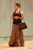*EXCLUSIVE* Mila Kunis reveals her growing Baby Bump during Date Night with Ashton Kutcher