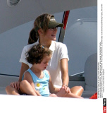 PALMA DE MALLORCA: The Spanish royal family seeing the Breitling Trophy.