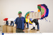 Richard Jackson exhibition at Hauser & Wirth, London, Britain - 19 May 2014