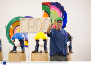 Richard Jackson exhibition at Hauser & Wirth, London, Britain - 19 May 2014