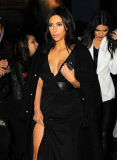 Kardashian Family At Costes Restaurant
