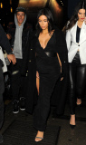 Kardashian Family At Costes Restaurant