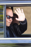 *EXCLUSIVE* Johnny Depp stays in Character as he leaves the set of "Black Mass"