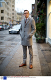 London Collections: Men, Street Style, London, Britain - 07 Jan 2013
