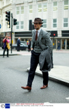 London Collections: Men, Street Style, London, Britain - 07 Jan 2013