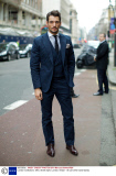 London Collections: Men, Street Style, London, Britain - 08 Jan 2013