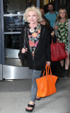 Debbie Harry wearing caked on make up
