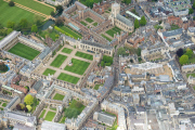 Aerial view of Cambridge, Britain - 03 May 2014