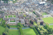 Aerial view of Cambridge, Britain - 03 May 2014