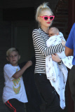 Gwen Stefani and her boys celebrate in Malibu