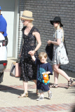 January Jones and Xander are a cute pair at Joel Silver's Memorial Day Bash