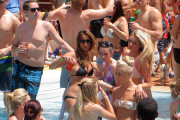 *EXCLUSIVE* Ferne McCann parties hard at Encore Beach Club in Las Vegas