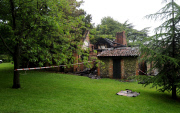 Home of Claudia Schiffer damaged by fire, Lawshall, Suffolk, Britain - 27 May 2014